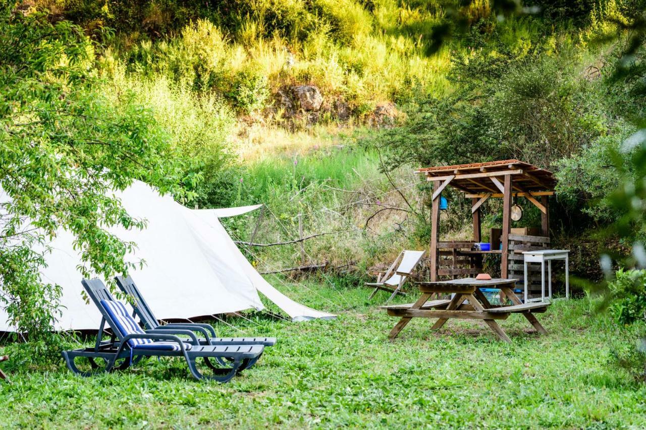 Giant Canvas Rental Tent Agro-Turismo Quinta Da Fonte Figueiro Dos Vinhos Dış mekan fotoğraf